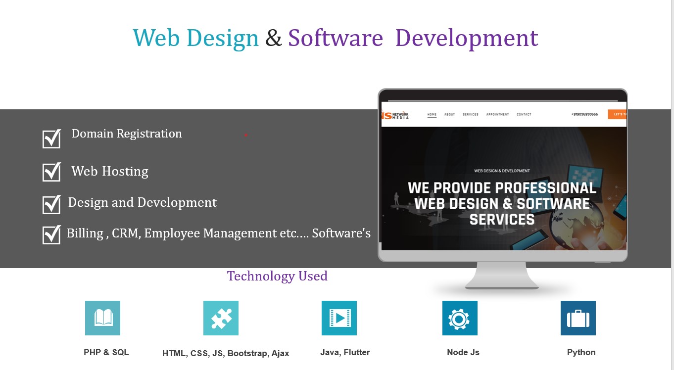 Web Design & Software  Development